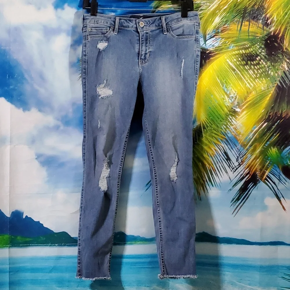 Hollister Mid - Rise Crop Super skinny Classic stretch denim women's siz… - Picture 1 of 5